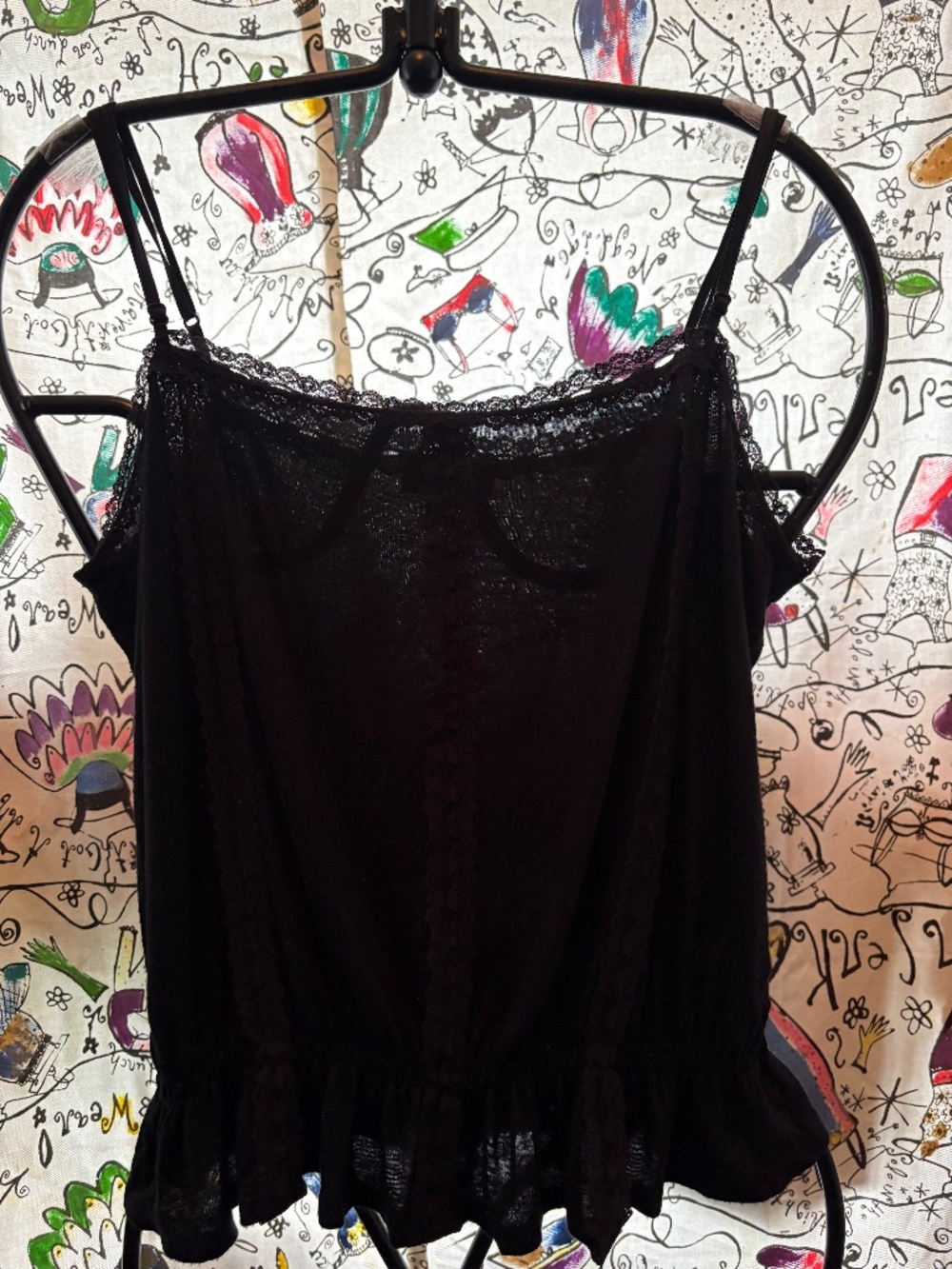 Zinc cropped rayon cami